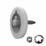 Engrenagem do motor limpador 63 dentes c/ arruela trava e porca Bosch Volkswagen