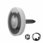 Engrenagem do motor limpador 54 dentes c/ arruela trava e porca Bosch Ford Volkswagen