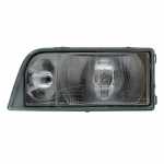 Farol principal duplo lado esquerdo com lente de vidro para lâmpada H4 e auxiliar H3 Chevrolet GM A20 C20 D20 Veraneio