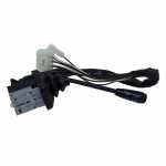 Chave de seta/pisca sem carcaça  com lampejo de 1 terminal com  alavanca curta e inclinada a direita  com buzina Agrale Micro-ônibus Marcopolo Volare