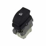 Botão/interruptor de vidro elétrico simples 6 terminais porta dianteira lado direito / porta traseira lado direito e esquerdo LED laranja Renault Megane