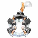 Porta-escovas 12V 5 x 12 x 11.6 mm para motor de partida Bosch Audi A1 A3 Q3 TT Volkswagen Eos Jetta Passat Tiguan