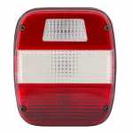 Lanterna traseira com vigia pisca cristal lado direito/esquerdo Ford cargo Troller T4 Volkswagen Constellation Delivery Worker