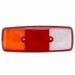 Lente para lanterna traseira tricolor com ré lado esquerdo/direito Agrale 1600 1800 Mercedes-Benz 1111 1313 608