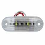 Lanterna delimmitadora lateral LED bivolt cristal lado esquerdo/direito universal