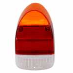 Lente para lanterna traseira tricolor lado esquerdo/direito Volkswagen Fusca 1500 1600