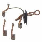 Jogo de escovas 12V 6.4 x 8 x 11 mm para motor de partida Valeo Chevrolet GM Corsa Renault Clio Volkswagen Fox Polo