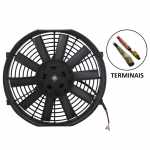 Eletroventilador axial do radiador 24V 10 pás diâmetro 275mm (10 polegadas) 60W soprante universal