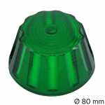 Lente para lanterna delimitadora verde pudim lado esquerdo/direito universal