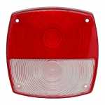 Lente para lanterna traseira bicolor com ré lado esquerdo/direito universal