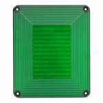 Lente para lanterna de teto plafonier verde para caminhão universal