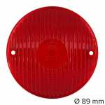 Lente para lanterna traseira vermelha com vigia lado esquerdo/direito Willys Overland jeep CJ