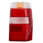 Lente para lanterna traseira bicolor com cúpula lado direito Fiat Elba Fiorino