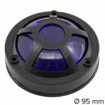 Lanterna lateral azul com aro protetor lado esquerdo/direito universal