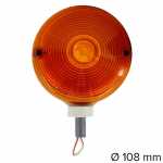 Lanterna dianteira pisca âmbar com pedestal lado direito/esquerdo Ford F350 F11000