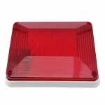 Lanterna de teto plafonier vermelha para caminhão universal