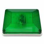 Lanterna de teto plafonier verde para caminhão universal