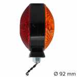 Lanterna dianteira bicolor em pedestal lado direito/esquerdo universal