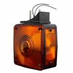 Lanterna dianteira pisca bicolor (âmbar / vermelha) para-lama lado direito/esquerdo Mercedes-Benz caminhões