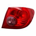 Lanterna traseira bicolor com pisca rosa lado direito Toyota Corolla 2002-2008