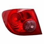 Lanterna traseira bicolor com pisca rosa lado esquerdo Toyota Corolla 2002-2008