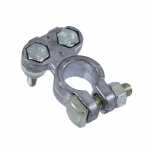 Terminal negativo e positivo de bateria automotiva tipo sapão fabricado em liga de chumbo resistente à oxidação para veículos pesados