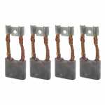 Jogo de escovas 24V 9.8 x 29 x 26 mm para motor de partida Delco 37MT / 41MT Case Mercedes-Benz