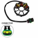 Porta-escovas 12V 7 x 9 x 25 mm para motor do ventilador do radiador Volkswagen Gol GV ATV G5 - kit