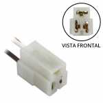 Chicote / conector 3 vias com 3 terminais fêmea 6.3mm universal