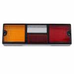 Lente para lanterna traseira com vigia lado esquerdo Scania Série 1 Série 2 Série 3