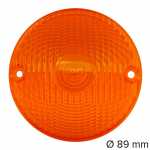 Lente para lanterna traseira âmbar redonda lado esquerdo/direito universal