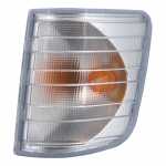 Lanterna dianteira cristal com pisca âmbar lado esquerdo Mercedes-Benz 1620 1634 2325