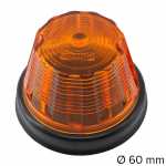 Lanterna delimitadora pisca (pudim) com soquete interno lado esquerdo/direito universal