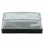 Lanterna delimitadora cristal retangular 95 mm x 29 mm x 41 mm universal