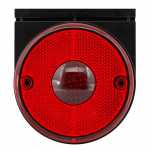 Lanterna de posição vermelha com suporte e retrorrefletor lado esquerdo/direito Randon carrocerias