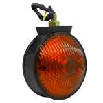 Lanterna âmbar três marias redonda Ø 94 mm universal