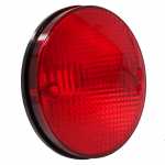 Lanterna traseira vermelha redonda lado esquerdo/direito Ø 155 mm Busscar Ciferal Marcopolo