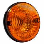 Lanterna traseira direcional redonda âmbar lado esquerdo/direito Ø 125 mm universal
