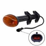 Lanterna direcional de para-lama lado direito/esquerdo com chicote/conector Iveco Tector 150 170 240 260 310