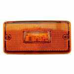 Lanterda de posição LED bivolt retangular com retrorrefletor lado direito/esquerdo universal