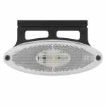 Lanterna de posição elipse de LED 24V com suporte lado esquerdo/direito universal