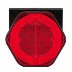 Lanterna de posição de LED com guia de luz com suporte lado esquerdo/direito universal