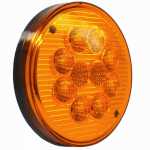 Lanterna traseira direcional âmbar redonda LED Ø 125 mm 24V lado esquerdo/direito Randon carrocerias