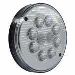 Lanterna traseira de ré cristal redonda LED Ø 125 mm 24V lado esquerdo/direito Randon carrocerias