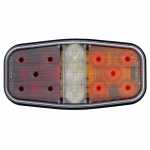 Lanterna traseira multifunção canoinha de LED 12V lado esquerdo/direito universal