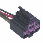 Chicote / conector 7 vias para comutador de ignição Volkswagen VW Gol G2 (Bola/Bolinha) G3 G4 Golf MK3 Parati Passat Polo Saveiro G3 G4