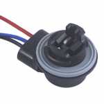 Soquete para lâmpada 2 polos base de plástico (W2.5X16q) P27/7W 3157 (T20 plástico)