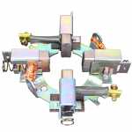 Porta-escovas 12V 10 x 22 x 19.6 mm para motor de partida Bosch JF Agrale Maxion Mercedes-Benz Volkswagen