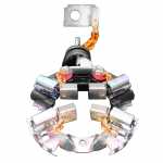 Porta-escovas 12V 5 x 12 x 11.6 mm para motor de partida Bosch DA/DM (c/ saída para a esquerda e distância entre furos de 46 mm)