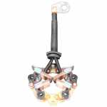 Porta-escovas 12V 4.5 x 14 x 17 mm para motor de partida Lucas Indiel M74R Chevrolet GM Corsa Ford Fiesta Volkswagen Gol